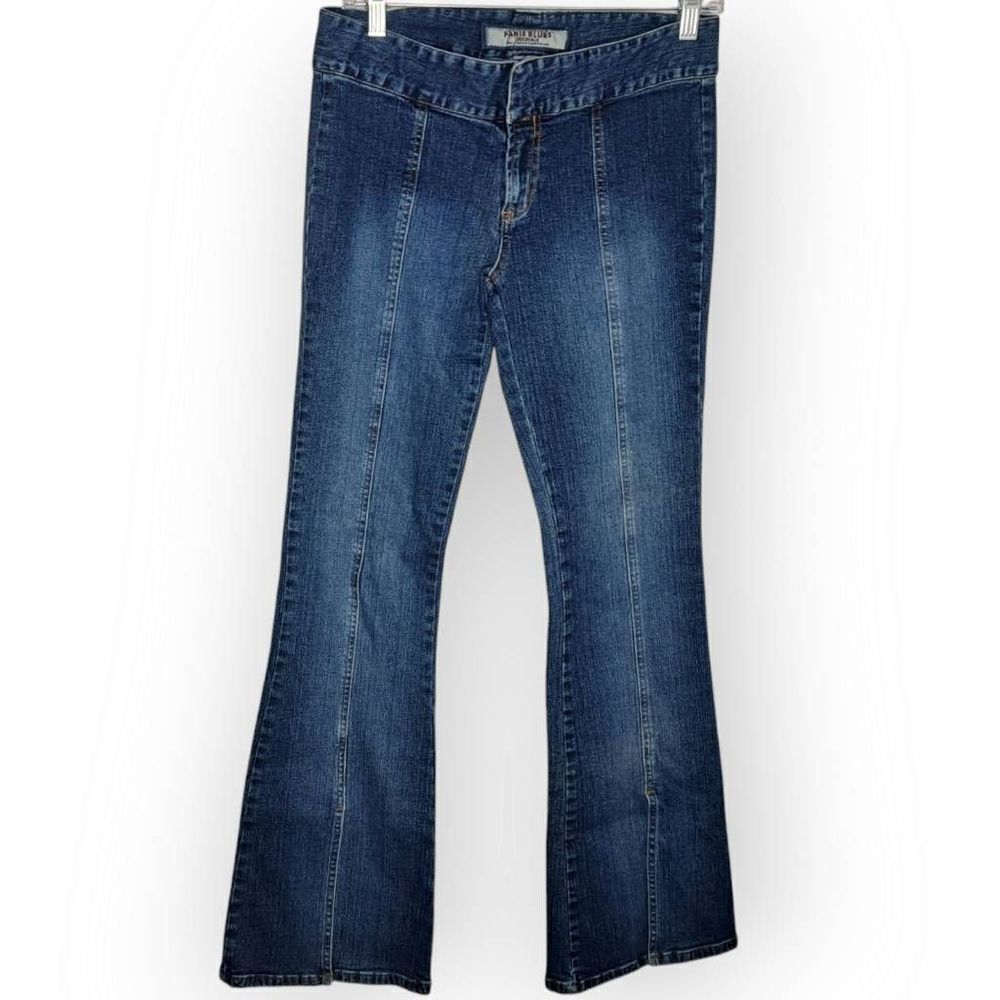 Paris Blues Y2K Low Rise Hip Hugging Flare Denim Jeans size 5